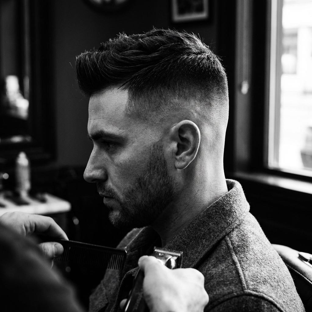 Barber przy pracy